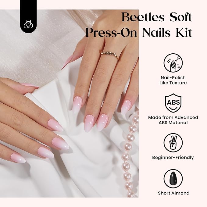 A - Nail Kit | Short Almond | Mirror Ball 720PCS