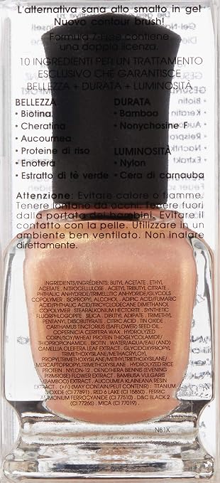 Boujee - sheer peach with pink shimmer