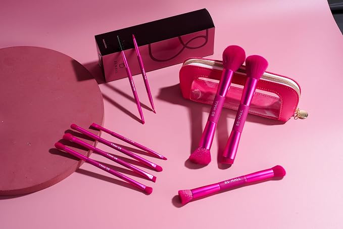 9 PCS Hot Pink
