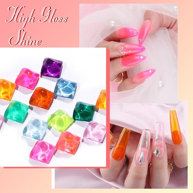 Jelly Gel Nail Polish Set-12 Colors