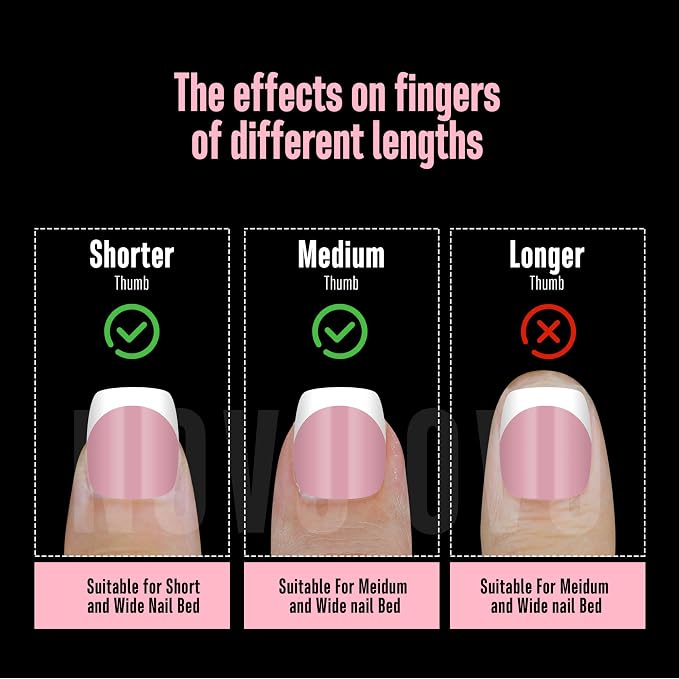 Square Round Short White French Tips Berry Pink