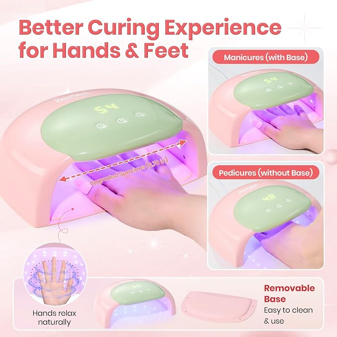 Z-UV Nail Lamp for Hands & Feet Candy Pink