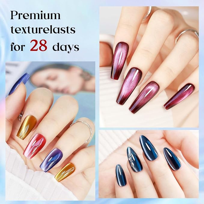 6 Colors Ceramic Cat Eye Gel