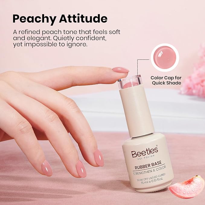 Nude Pink Rubber Base Gel