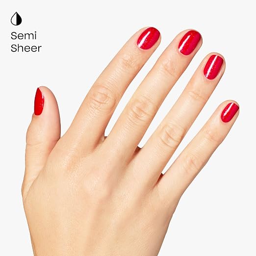 Big Apple Energy | Semi-Sheer Bright Scarlet Red with Shimmer