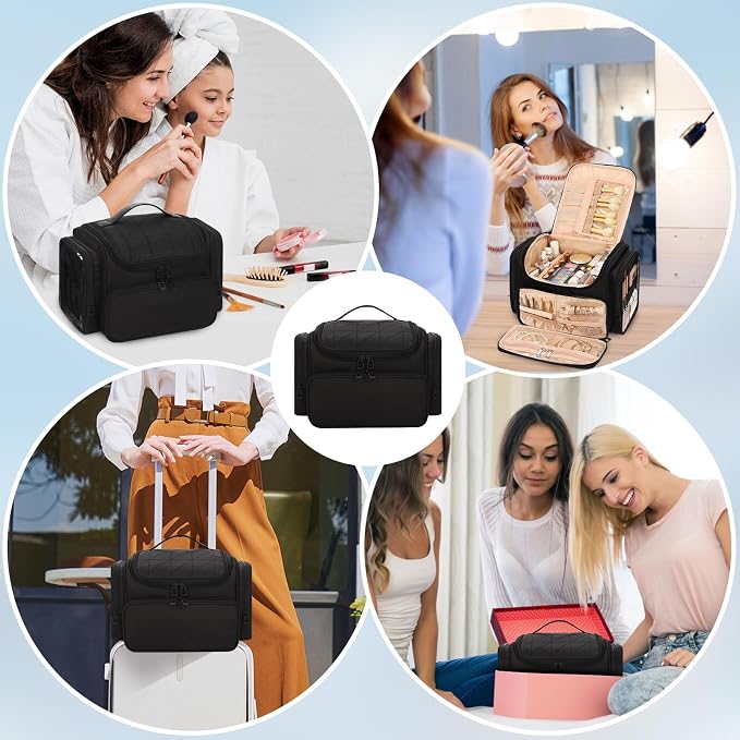 01-XL Black with Jewelry Storage