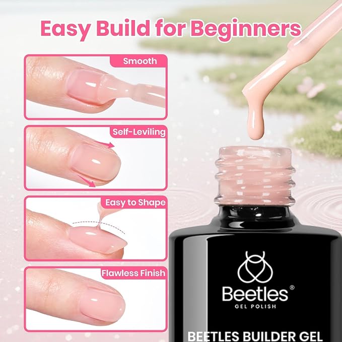 6 Colors Builder Gels with Nail Tips