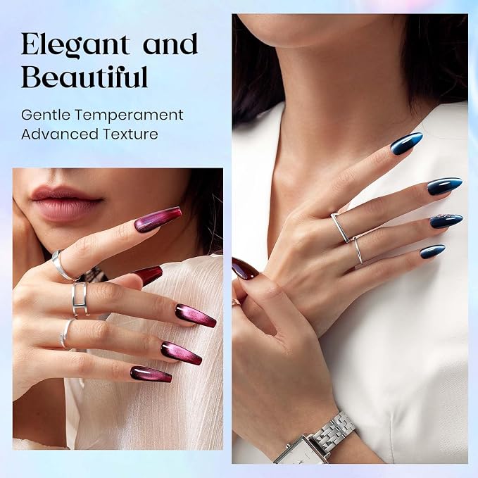 6 Colors Ceramic Cat Eye Gel