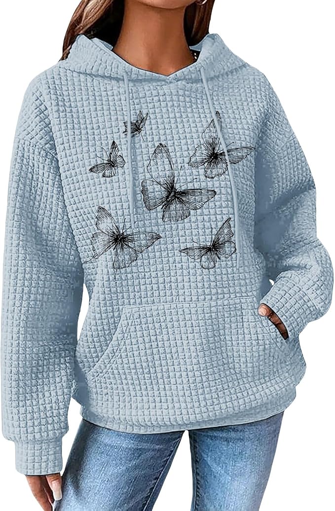 Womens Fashion Floral Print Hoodies 06