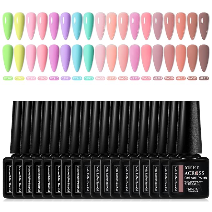 Macaron Rubber Base Set-5