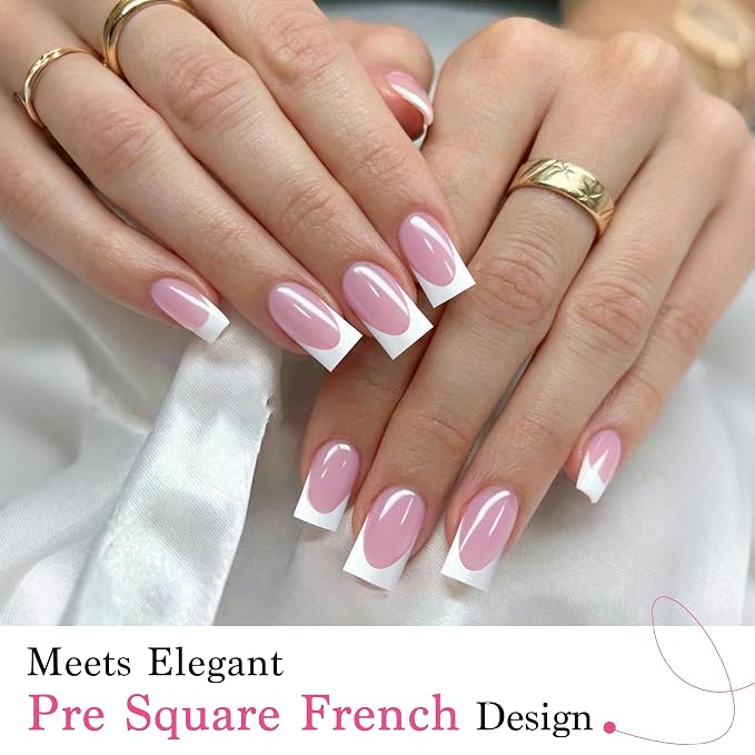 Light Pink + White