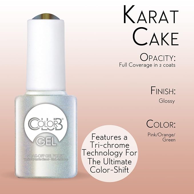 Karat Cake-Pink/Orange/Green