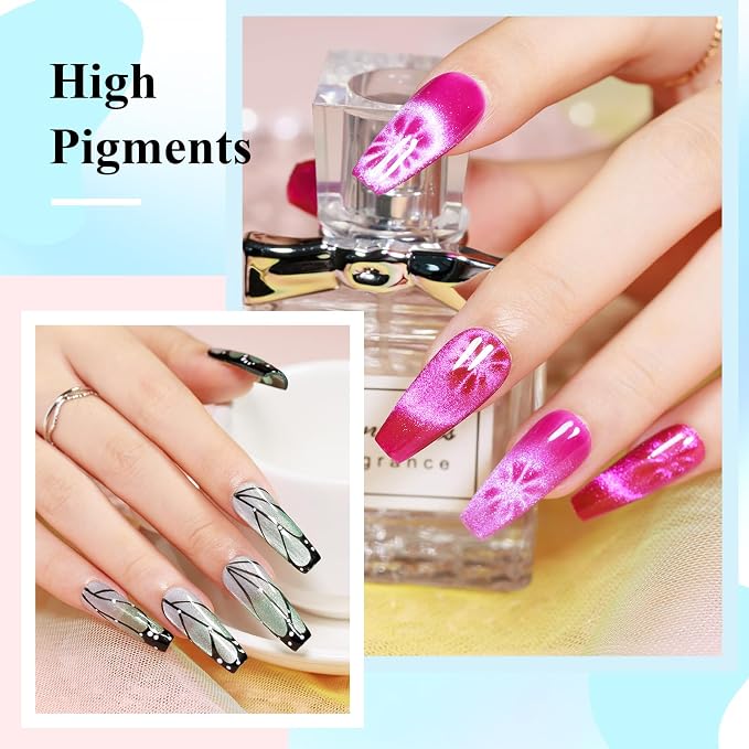 10 Colors-Neon Cat Eye Gel