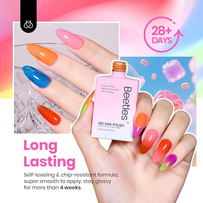 Neon Jelly Colorful Bottle Gel