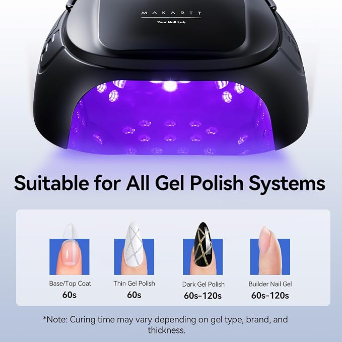 A6- nail lamp-Matte Black