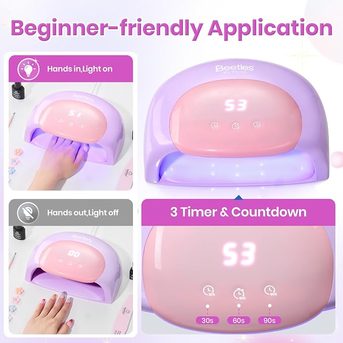 Z-UV Nail Lamp for Hands & Feet Candy Purple