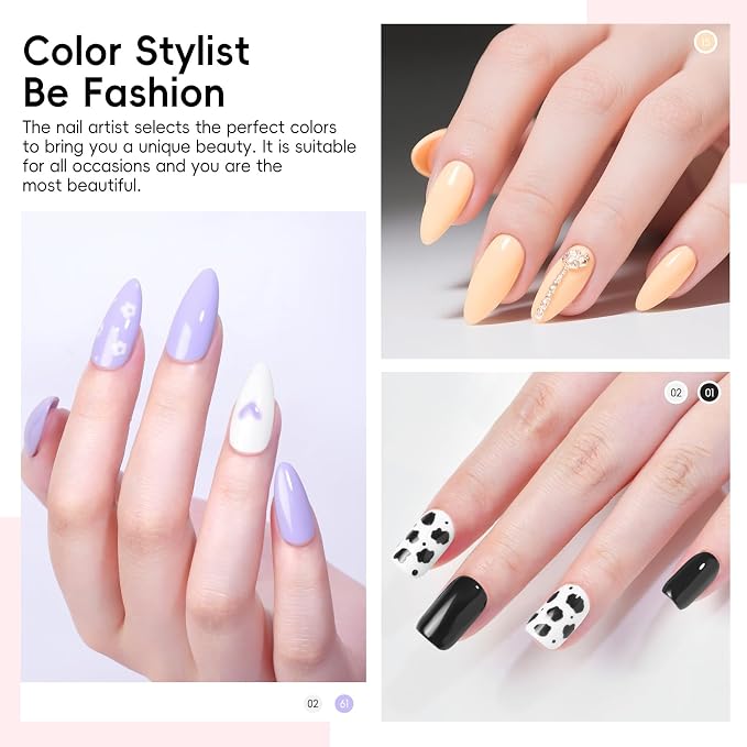 35 Colors & 5pc Top Base coat (All Seasons)