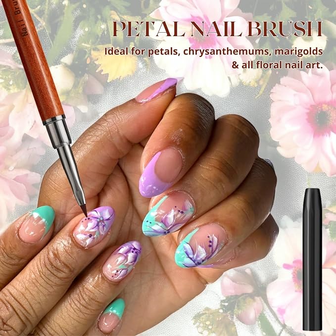 Floral Nail Brush