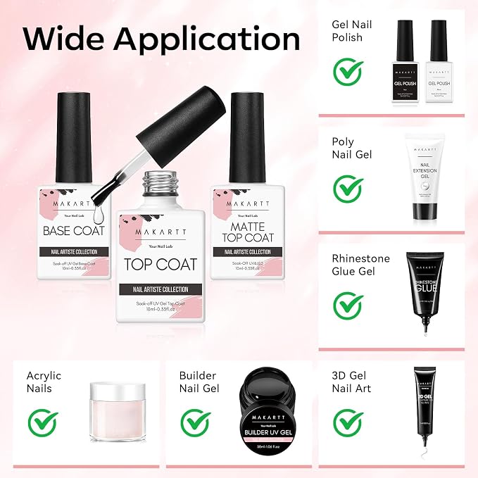Base & Top & Matte Coat 3 Pcs