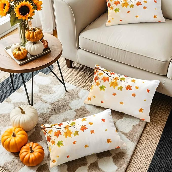 Orange, Yellow, Off-white