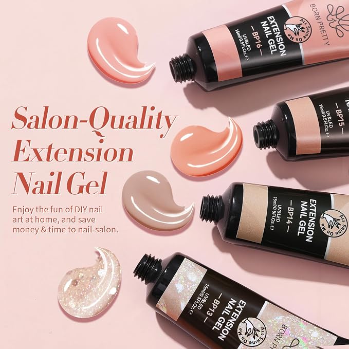 Poly Extension Gel Nail Kit-Nude