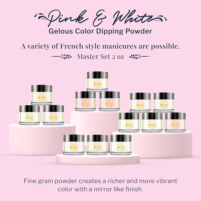 Pink & White Master Set 2 oz - 14 Jars