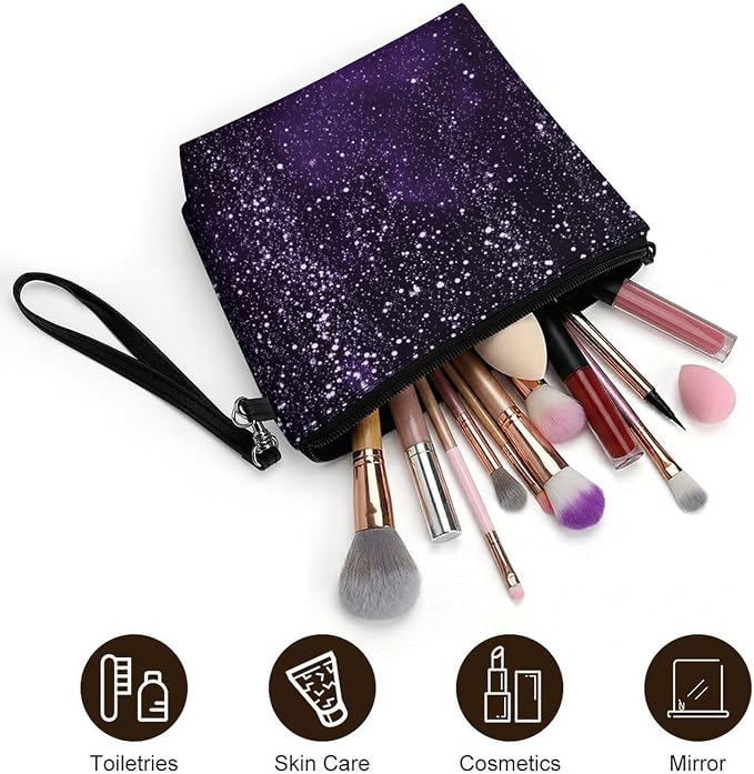 Purple Starry Night Sky Pattern