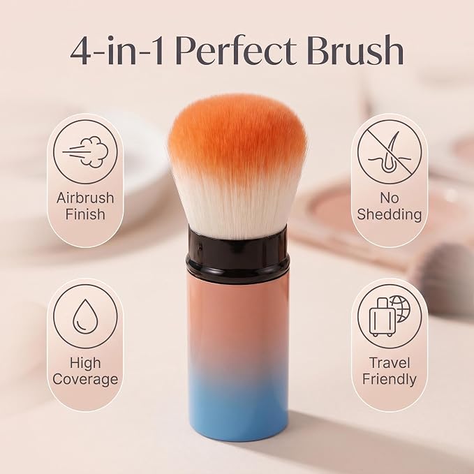 Multicolor With White Bristles