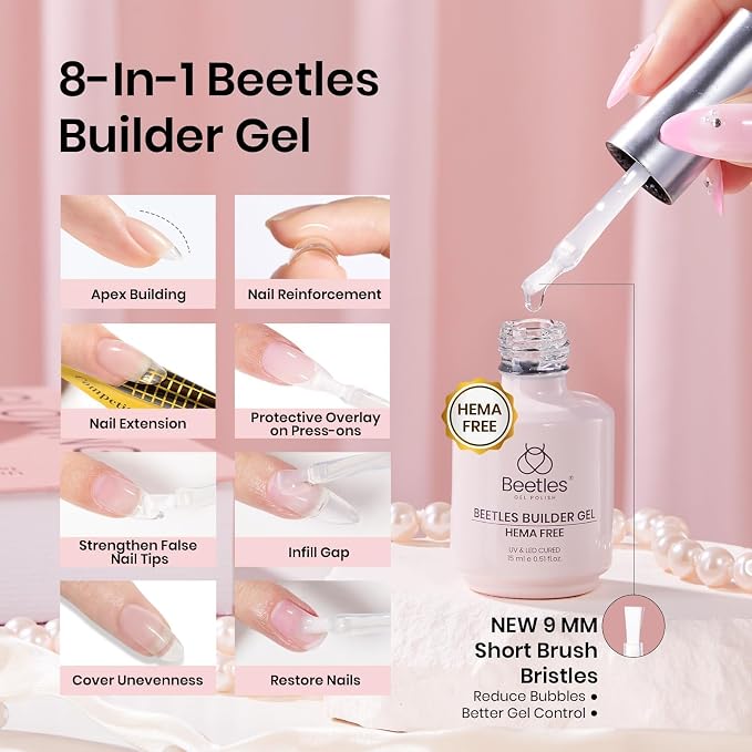 0-HEMA-Free Top & Builder & Nail Glue Kit