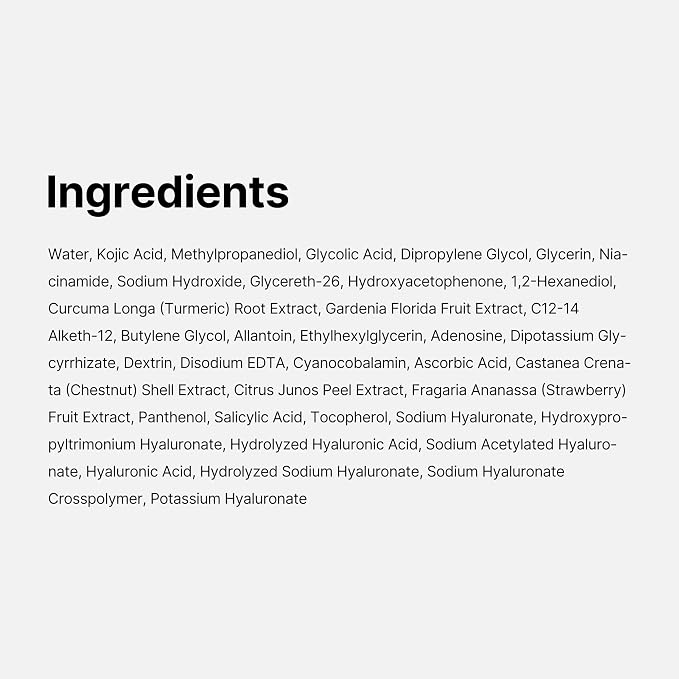Kojic Acid Turmeric Pads