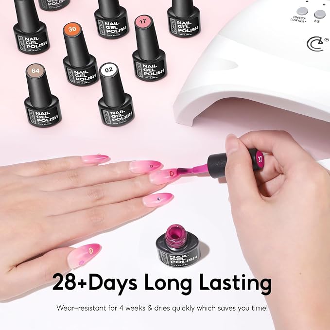 60 Bottles Gel Nail Polish Kit (Collection 2)
