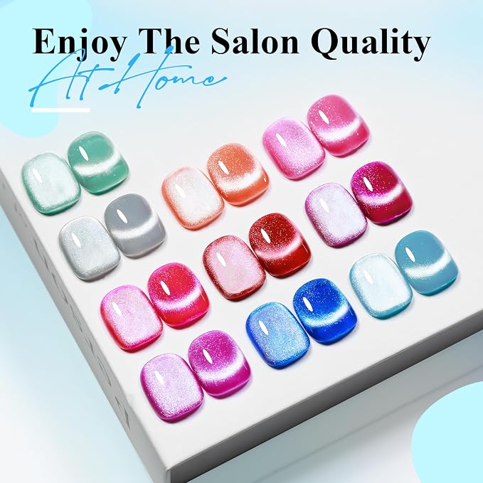 10 Colors-Neon Cat Eye Gel