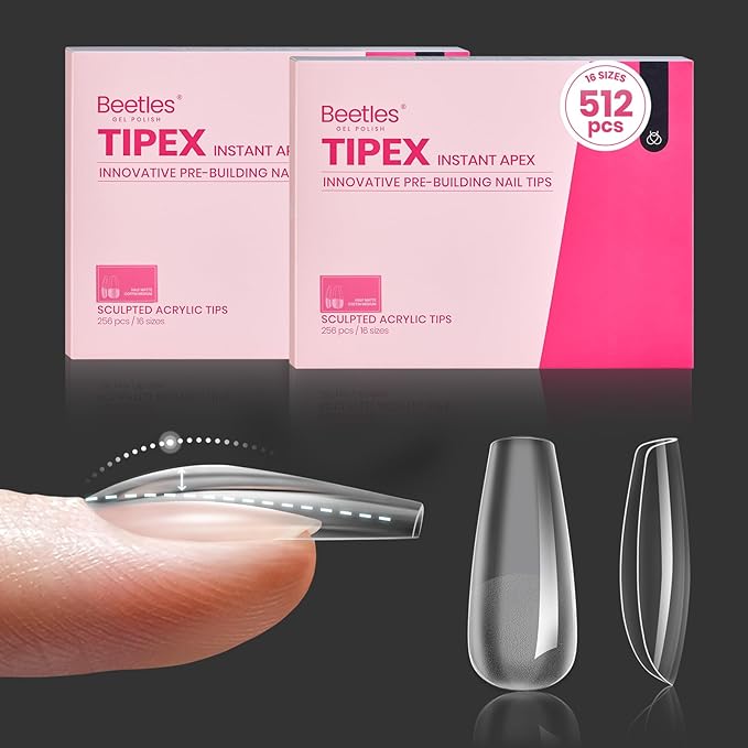 1 - Tipex Nails Only | Medium Coffin | 512