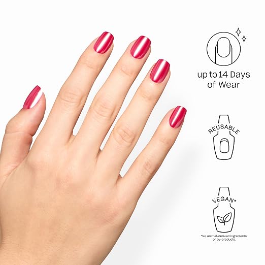 Malaga Glaze | Medium Square Nail Art Effect
