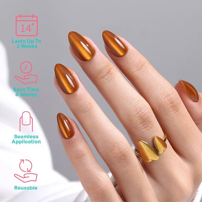 1B-Orange Cat Eye