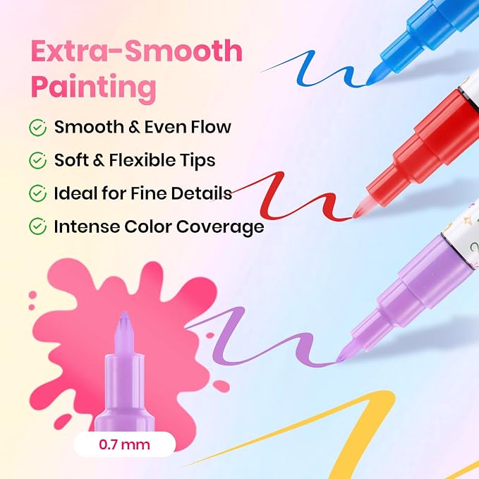 0 -12 Colors Nail Polish Pens