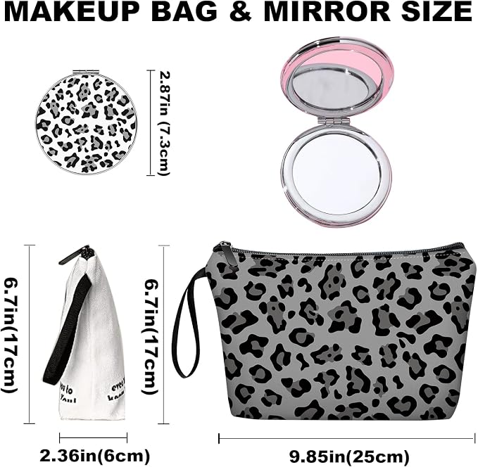 Black Leopard Print-gray