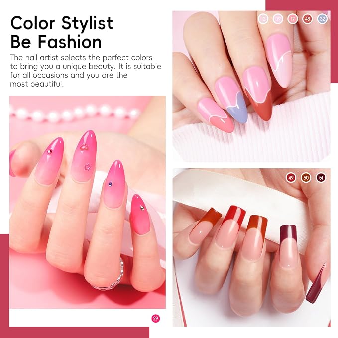 35 Colors & 5pc Top Base coat ( Party Time)