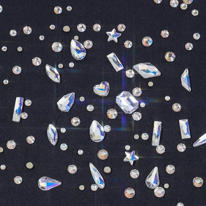 Moonlight Blue Nail Rhinestones