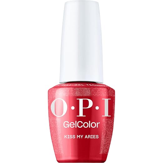 Kiss my Aries | Opaque Bright Red Shimmer