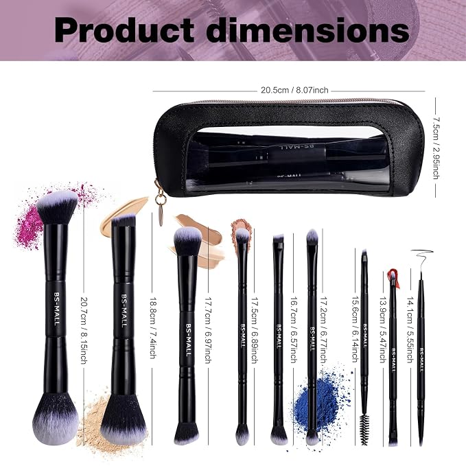 9 PCS Black