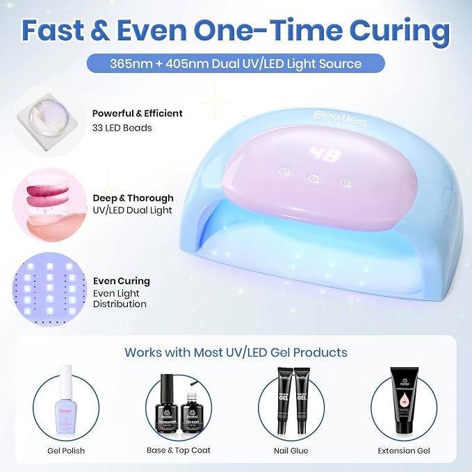Z-UV Nail Lamp for Hands & Feet Candy Blue