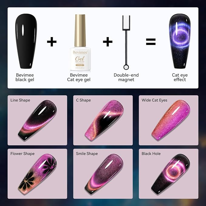 10 Colors-9D Cat Eye Gel