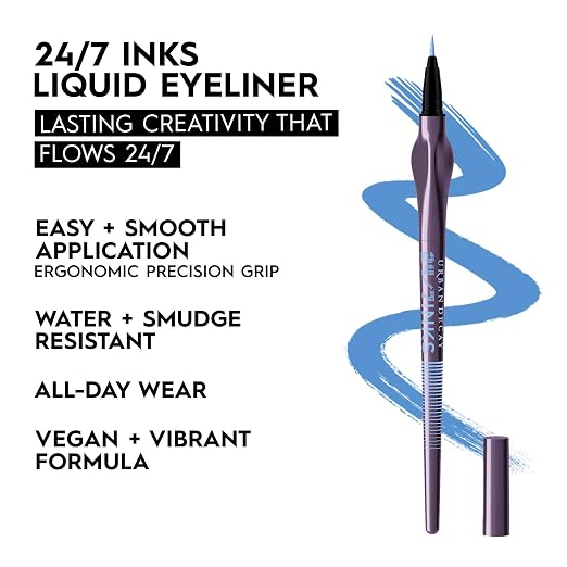Binge - Matte Sky Blue, Brush Tip Eye Liner