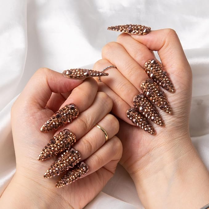 Classic Golden Rhinestone