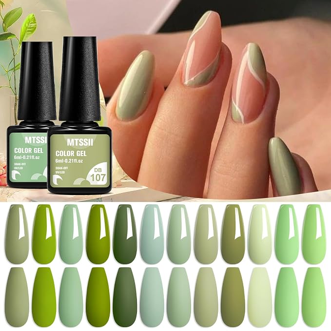 12 Pcs Green