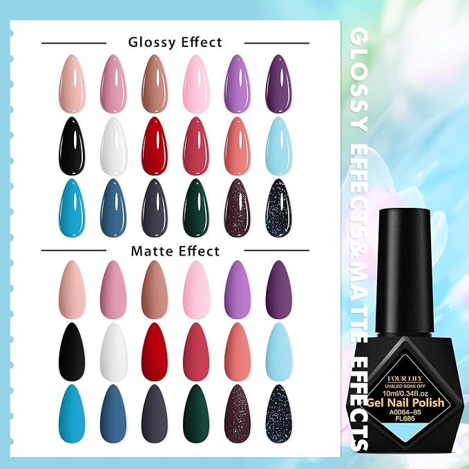 18 PCS Gel Nail Polish - 04
