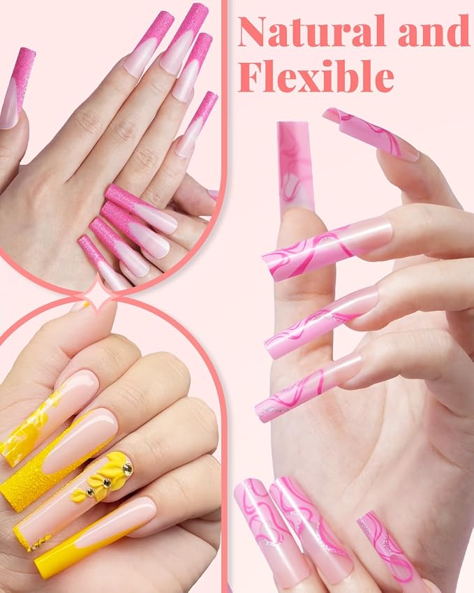 504PCS 3XL Square Nail Tips