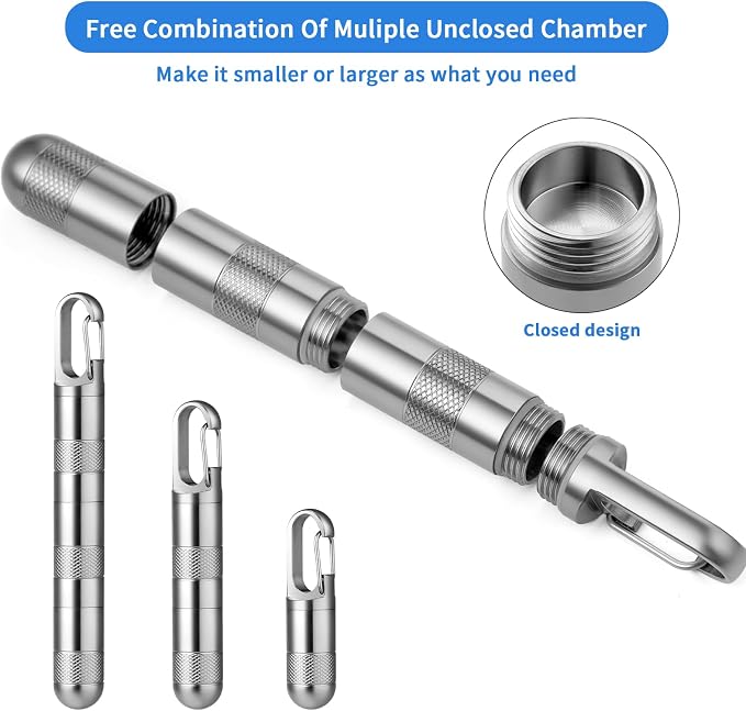 Gray Titanium Large - 3.26 Inch