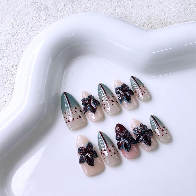 Handmade Almond Nails 24